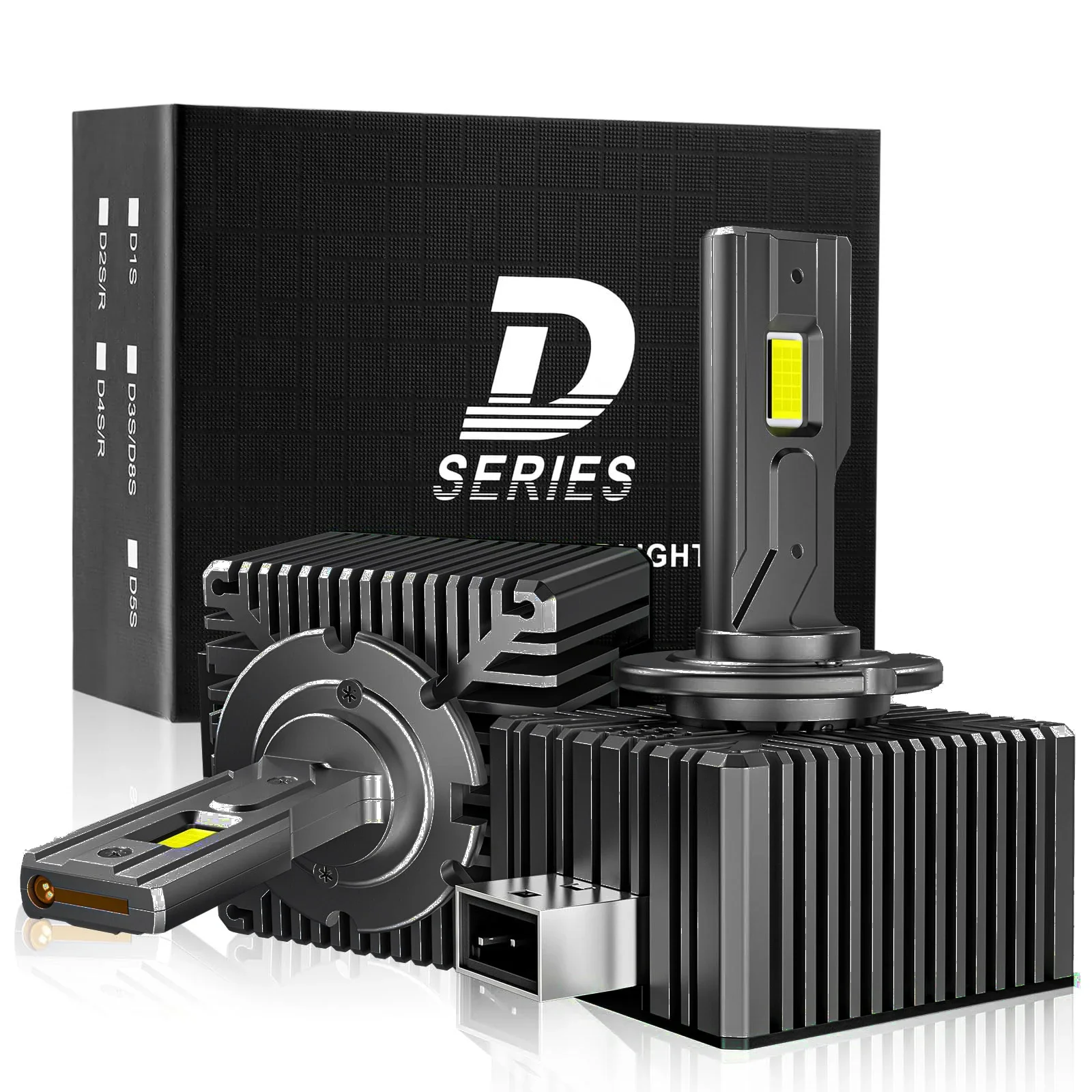 D1S D3S LED Headlights HID D2S D4S D8S 70W Auto lamp High Low Beam D2R D4R CANBUS Led Two-sided CSP Chip 6000K Plug&Play 12V 24V
D1S D3S LED Headlights HID D2S D4S D8S 70W Auto lamp High Low Beam D2R D4R CANBUS Led Two-sided CSP Chip 6000K Plug&Play 12V 24V
