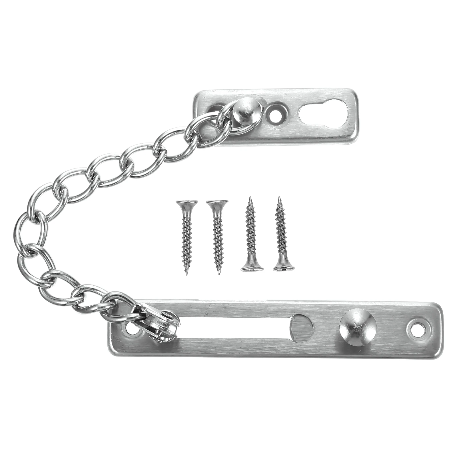 Stainless Steel Anti Theft Chain Door Guard Lock for Home Hotel Security Doors Silver Travel Bolt Door Lock Hardware
Stainless Steel Anti Theft Chain Door Guard Lock for Home Hotel Security Doors Silver Travel Bolt Door Lock Hardware