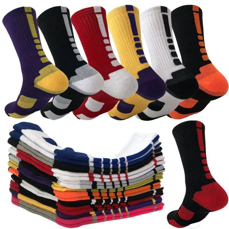 Elite Men's Sports Socks Anti-Slip Football Thickened Breathable Comfortable Spring Autumn Middle-Length Towel Bottom Socks
Elite Men's Sports Socks Anti-Slip Football Thickened Breathable Comfortable Spring Autumn Middle-Length Towel Bottom Socks