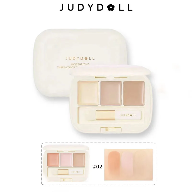 Judydoll Three-Color Concealer Palette Blemishes Spots Acne scars Covering Tear troughs Filling
Judydoll Three-Color Concealer Palette Blemishes Spots Acne scars Covering Tear troughs Filling
