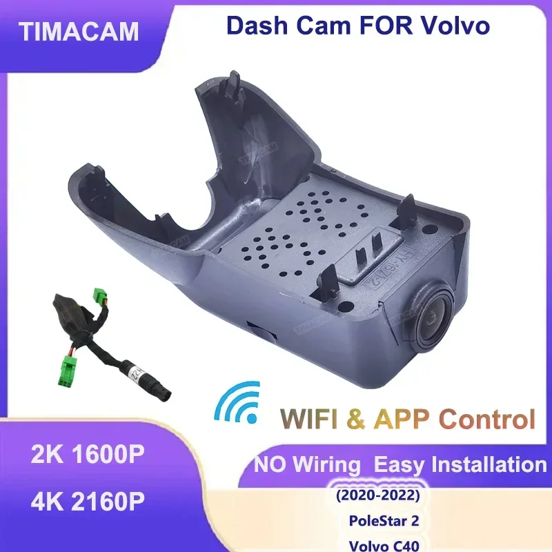 UHD 2160P 4K Wifi Car DVR Front and Rear Dash Cam For PoleStar 2 2020 2021 2022 for Volvo C40 2K Video Recorder Easy to install
UHD 2160P 4K Wifi Car DVR Front and Rear Dash Cam For PoleStar 2 2020 2021 2022 for Volvo C40 2K Video Recorder Easy to install