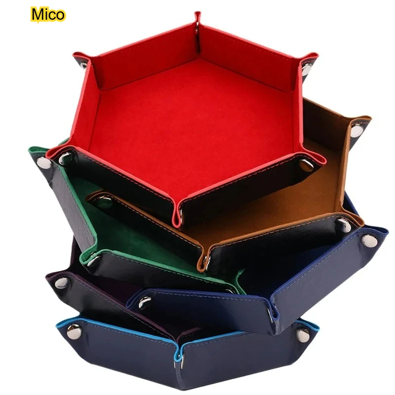 Hexagonal Foldable Flannel Storage Tray, Household Table Organizer for Dice Games, Jewelry, Cosmetics and Desktop Storage
Hexagonal Foldable Flannel Storage Tray, Household Table Organizer for Dice Games, Jewelry, Cosmetics and Desktop Storage