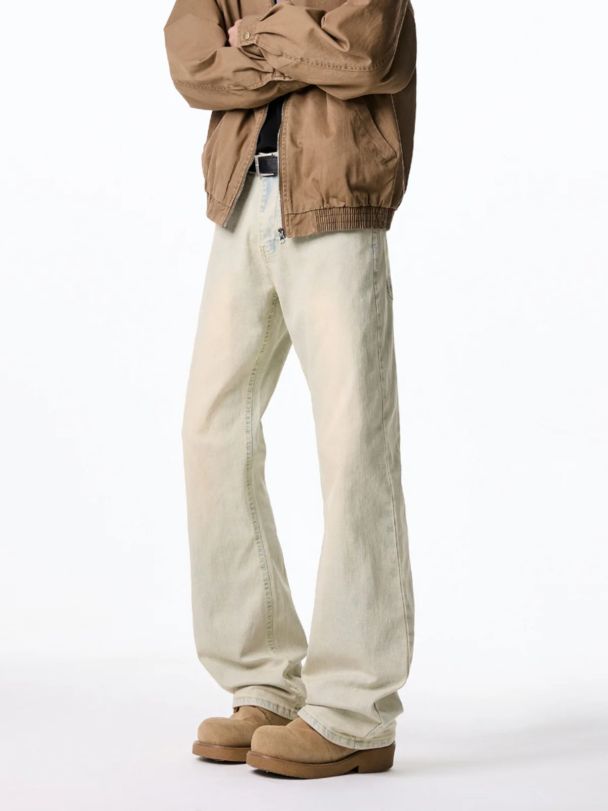 American Style Bootcut Jeans Men's High Street Fashion Washed Straight Leggings Slimming Versatile Long Pants Spring Season
American Style Bootcut Jeans Men's High Street Fashion Washed Straight Leggings Slimming Versatile Long Pants Spring Season