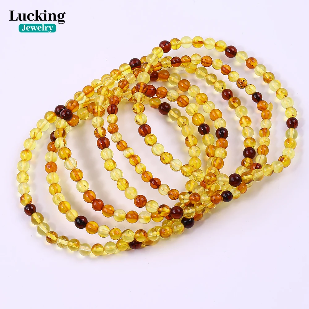 Trendy Natural Baltic Amber Beads 4-4.5mm Mix Color Bracelet for Jewelry Making DIY Handmade Necklace or Fine Gemstone
Trendy Natural Baltic Amber Beads 4-4.5mm Mix Color Bracelet for Jewelry Making DIY Handmade Necklace or Fine Gemstone