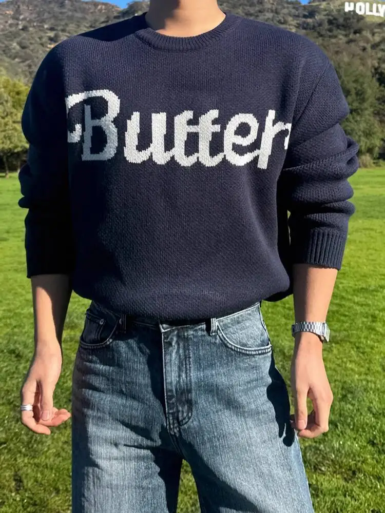 SYUHGFA New Simple Men's Sweaters Round Collar Letter Print Casual Knitted Loose Clothing Korean Pullover Male Tops 2025 Winter
SYUHGFA New Simple Men's Sweaters Round Collar Letter Print Casual Knitted Loose Clothing Korean Pullover Male Tops 2025 Winter