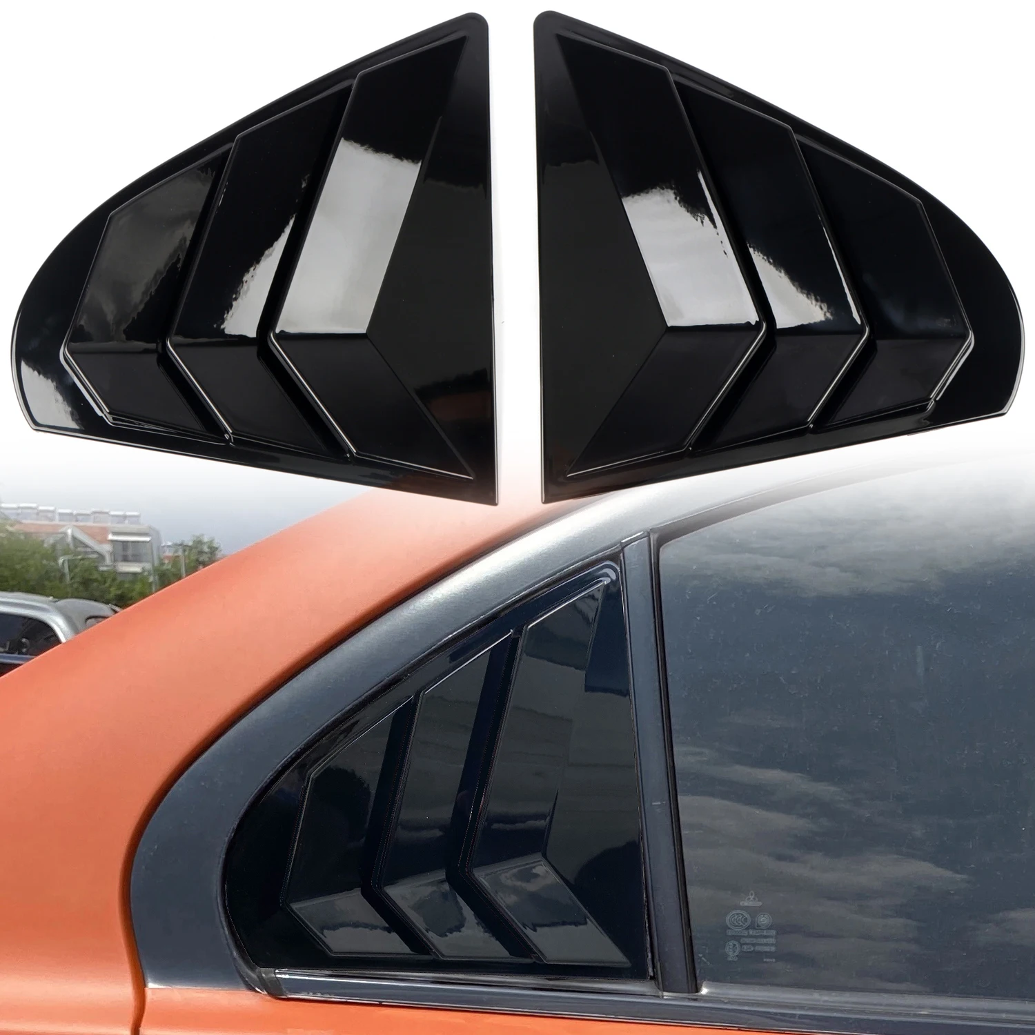 for Mitsubishi Lancer 2008-2017 Car Exterior Rear Back Side Window Louvers Cover Decor Trim ABS Accessories 2pcs
for Mitsubishi Lancer 2008-2017 Car Exterior Rear Back Side Window Louvers Cover Decor Trim ABS Accessories 2pcs