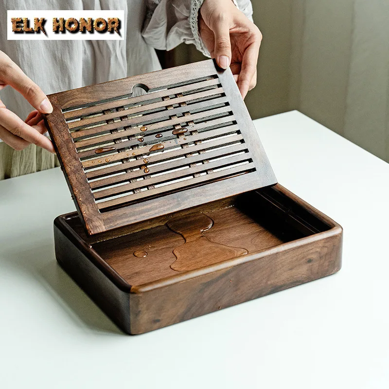 Walnut Solid Wood Tea Tray Household Small Dry Brewing And Draining Tea Set Office Water Storage Tea Table Drainage Tea Tray
Walnut Solid Wood Tea Tray Household Small Dry Brewing And Draining Tea Set Office Water Storage Tea Table Drainage Tea Tray