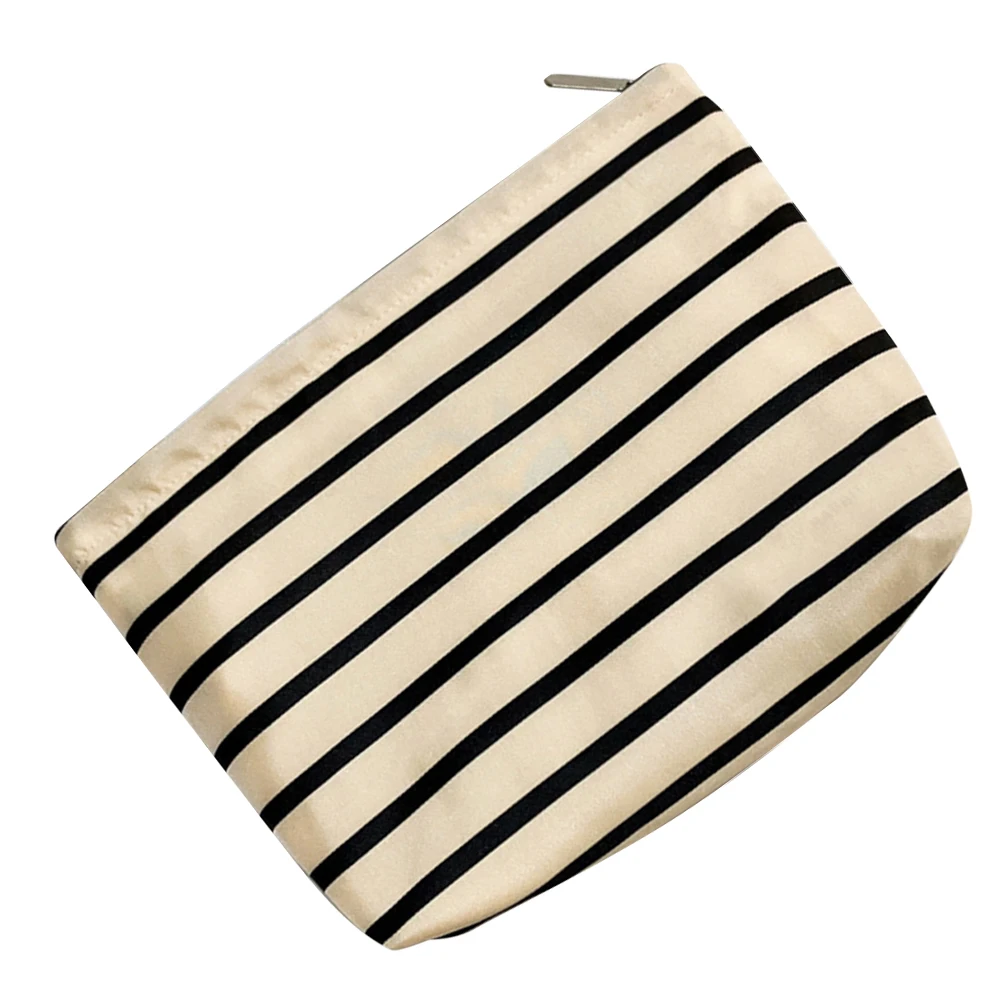 Striped Makeup Bag Women Travel Storage ganizer Pouch Portable Fashionable Zipper Lightweight Practical
Striped Makeup Bag Women Travel Storage ganizer Pouch Portable Fashionable Zipper Lightweight Practical