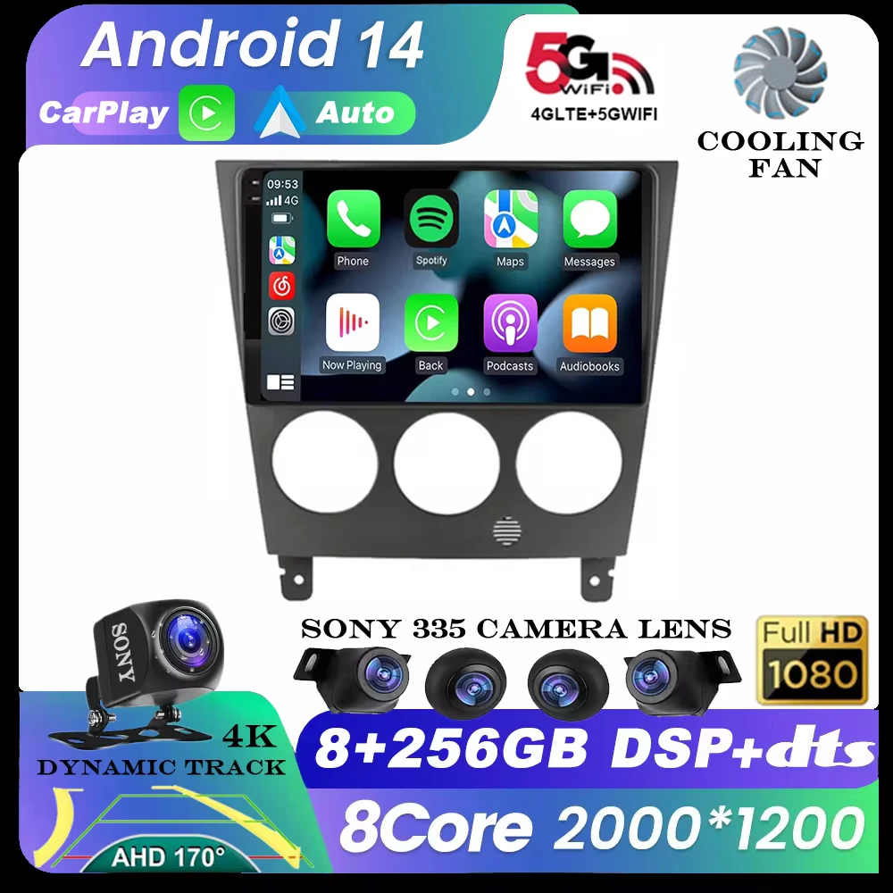 Android 14 For Subaru Impreza GD GG 2002 - 2007 Car Radio Multimedia Video Player Navigation GPS 360 Camera Carplay Auto 4G Wifi
Android 14 For Subaru Impreza GD GG 2002 - 2007 Car Radio Multimedia Video Player Navigation GPS 360 Camera Carplay Auto 4G Wifi
