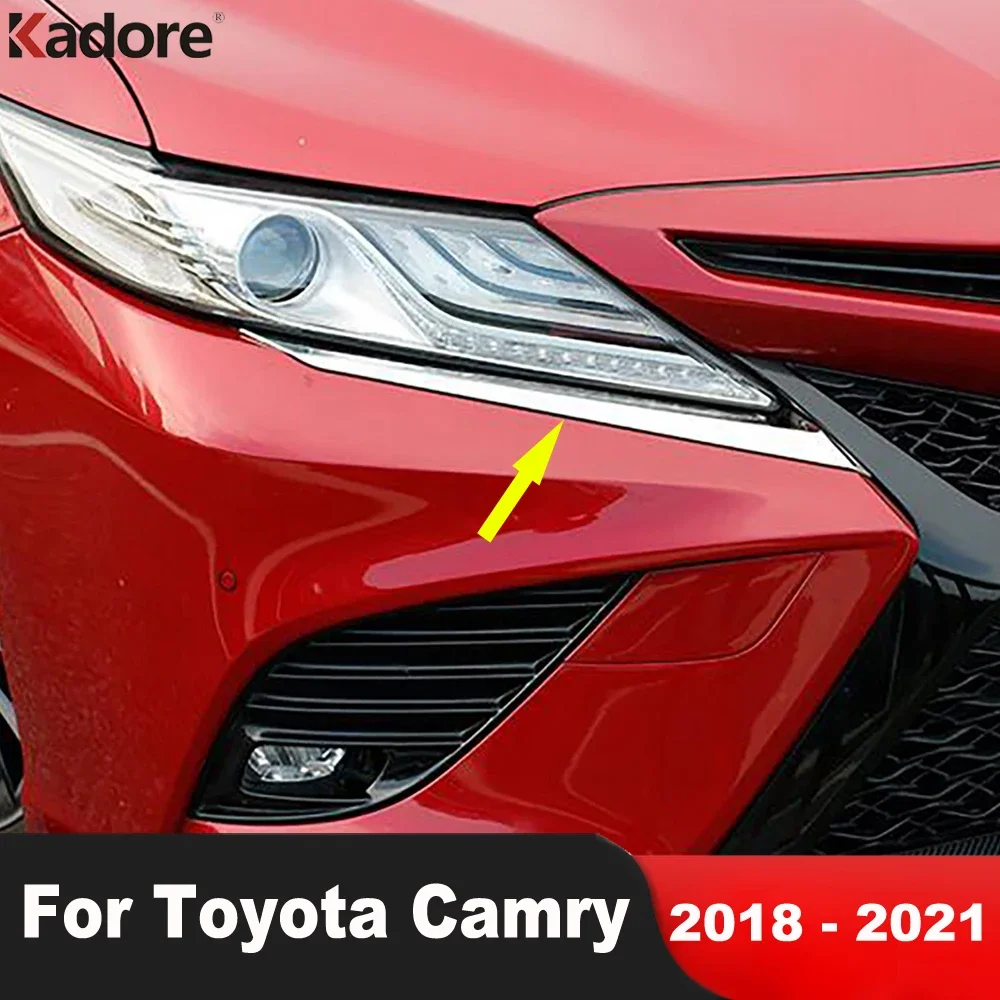 For Toyota Camry SE XSE TRD 2018-2020 2021 Steel Car Front Head Light Lamp Eyebrow Cover Trim Headlight Eyelid Strip Accessories
For Toyota Camry SE XSE TRD 2018-2020 2021 Steel Car Front Head Light Lamp Eyebrow Cover Trim Headlight Eyelid Strip Accessories