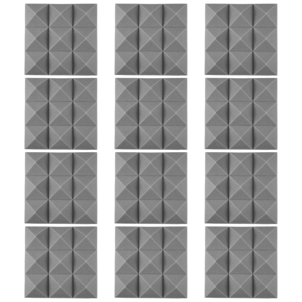 12 Pack Acoustic Foam Panels,Self-Adhesive Sound Proof Foam Panels,for Wall Decor,Music Studio Bedroom Home,5X30X30cm-ABJQ
12 Pack Acoustic Foam Panels,Self-Adhesive Sound Proof Foam Panels,for Wall Decor,Music Studio Bedroom Home,5X30X30cm-ABJQ