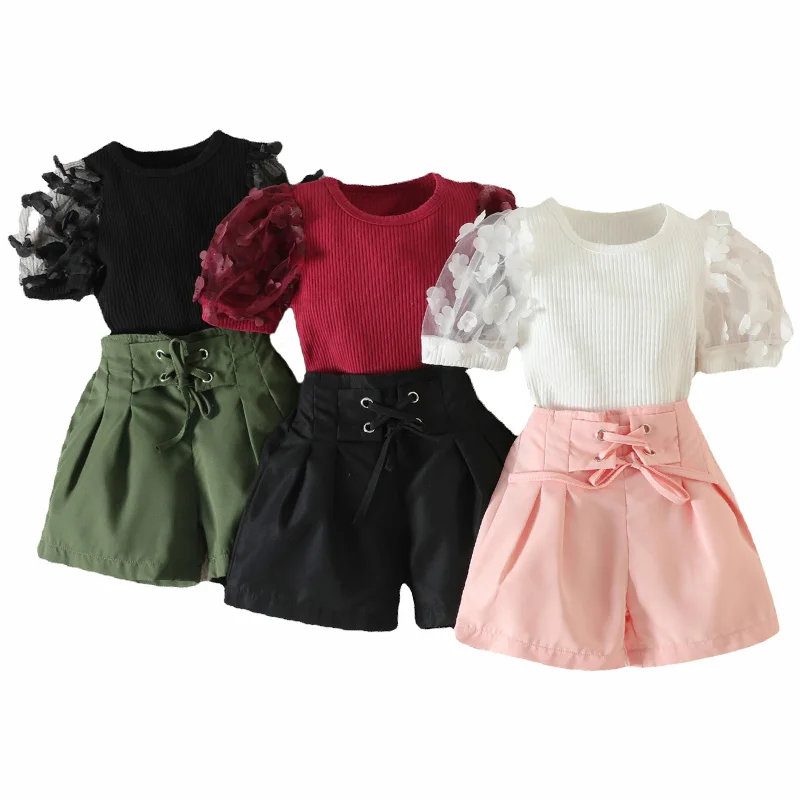 Fashion Summer Girl Clothes Set Girl Suits T Shirt Floral and Shorts High Wasit Kids Outfits Children Clothing Boutique
Fashion Summer Girl Clothes Set Girl Suits T Shirt Floral and Shorts High Wasit Kids Outfits Children Clothing Boutique