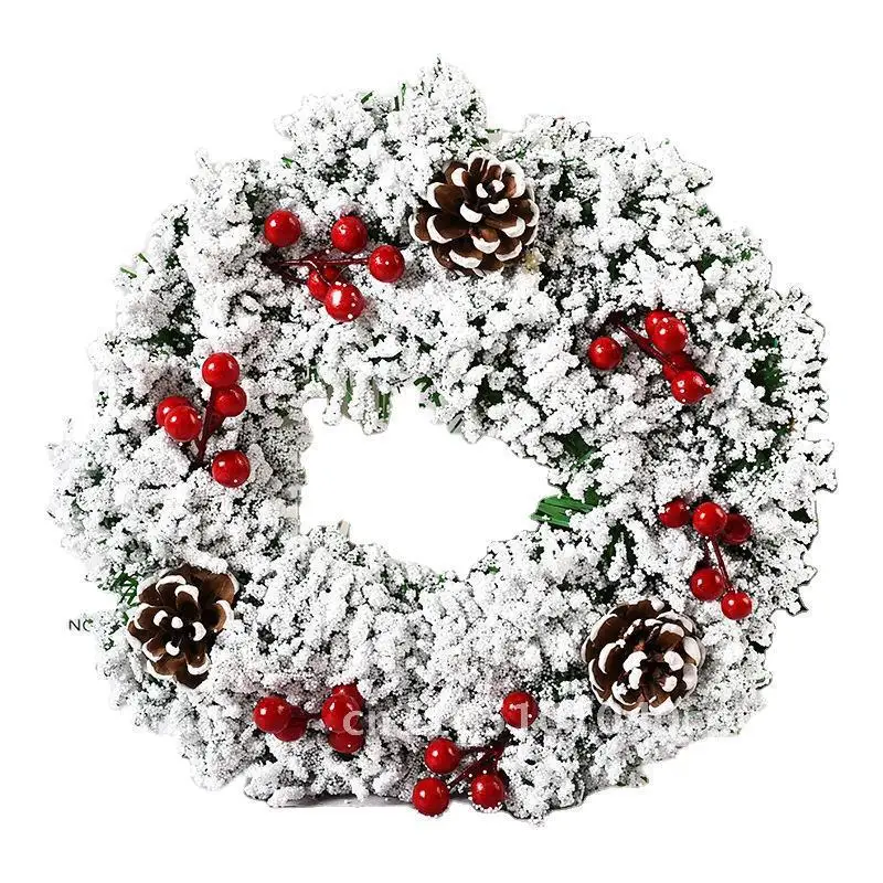 New Christmas decoration wreath handmade Christmas wreath door hanging window props decoration
New Christmas decoration wreath handmade Christmas wreath door hanging window props decoration