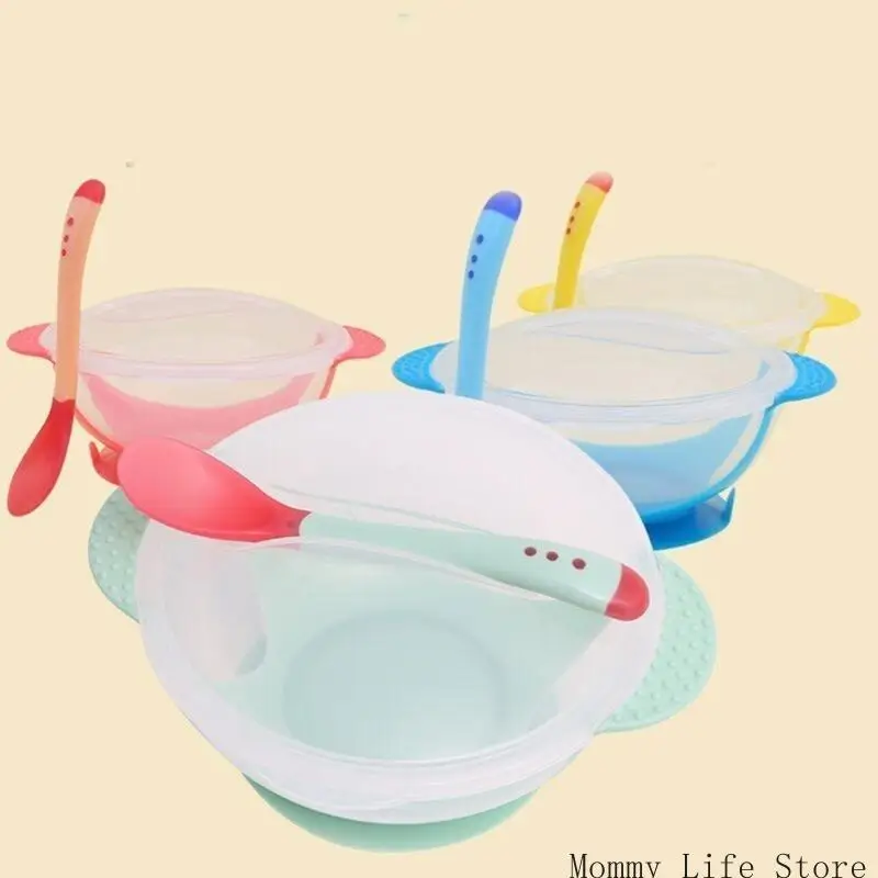 Baby Feeding Set with Strong Suction Base, Travel-Friendly Silicone Bowl & Spoon with Lid, Perfect for First Foods & On-the-Go
Baby Feeding Set with Strong Suction Base, Travel-Friendly Silicone Bowl & Spoon with Lid, Perfect for First Foods & On-the-Go