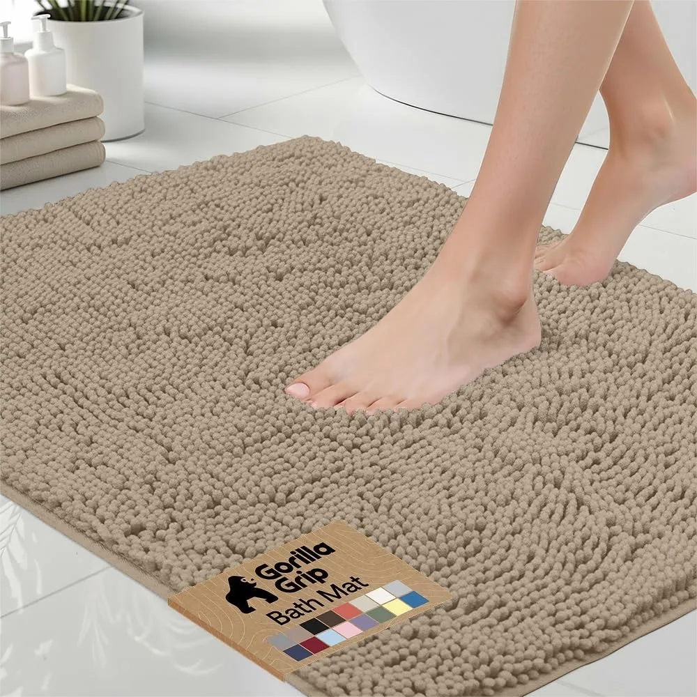Thick Absorbent Chenille Bath Rug Mat 70x24, Quick Dry Microfiber, Rubber Backing Shower Floor Mats, Bathroom Runner Non Slip
Thick Absorbent Chenille Bath Rug Mat 70x24, Quick Dry Microfiber, Rubber Backing Shower Floor Mats, Bathroom Runner Non Slip
