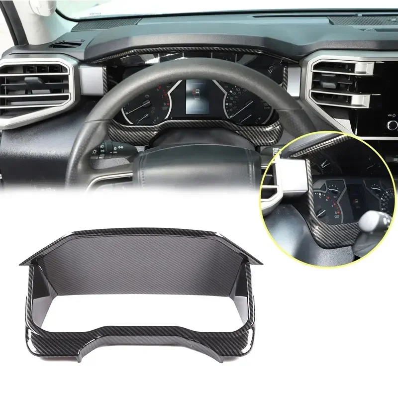 Для Toyota Tundra и Toyota Sequoia 2022-2024: накладки на рамку дисплея приборной панели из АБС-пластика под карбон, аксессуары для автомобиля
Для Toyota Tundra и Toyota Sequoia 2022-2024: накладки на рамку дисплея приборной панели из АБС-пластика под карбон, аксессуары для автомобиля