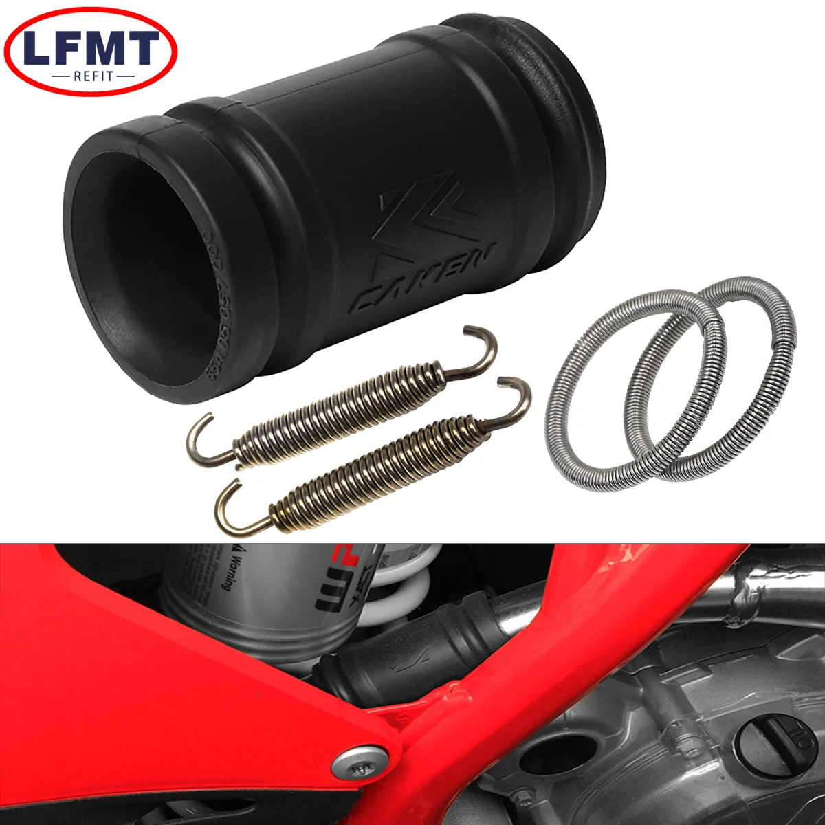 Exhaust Pipe Tailpipe Seal Ring Spring Exhaust Coupling Kit 2T For KTM 250 300 SX XC EXC XCW TPI 2017-2023 For Husqvarna GASGAS
Exhaust Pipe Tailpipe Seal Ring Spring Exhaust Coupling Kit 2T For KTM 250 300 SX XC EXC XCW TPI 2017-2023 For Husqvarna GASGAS