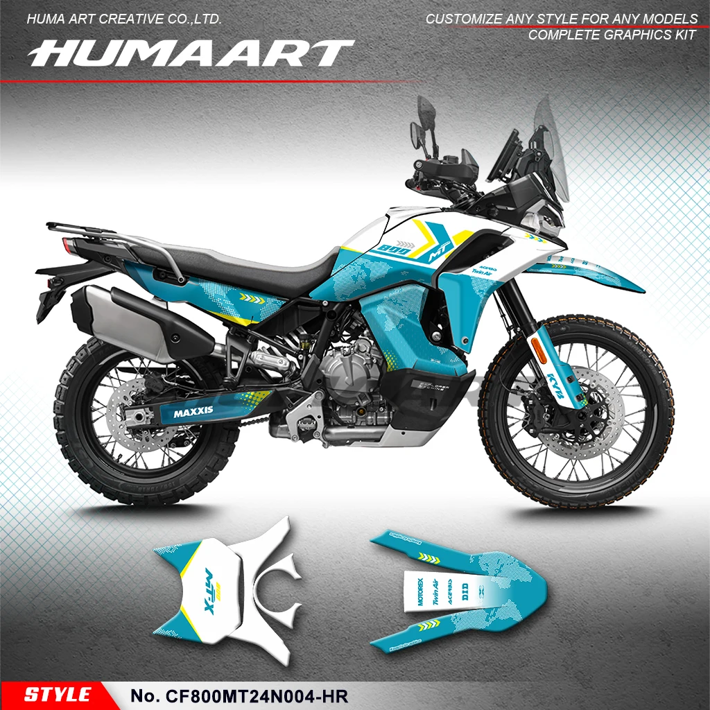 Наклейки HUMAART на заказ для мотоциклов CFMOTO 800MT-X MTX800, графика CF MOTO, для тюнинга
Наклейки HUMAART на заказ для мотоциклов CFMOTO 800MT-X MTX800, графика CF MOTO, для тюнинга
