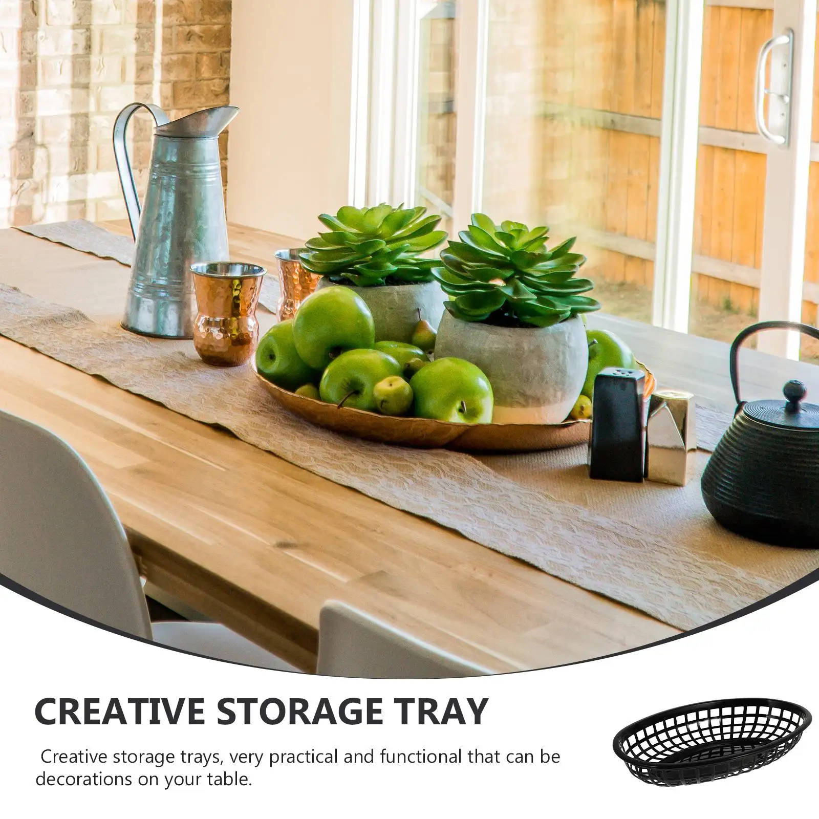 4 Pcs Black Snack Trays Hamburger Baskets Fruit Plates Plastic Storage Dessert Dishes Practical Containers PP Material Easy
4 Pcs Black Snack Trays Hamburger Baskets Fruit Plates Plastic Storage Dessert Dishes Practical Containers PP Material Easy