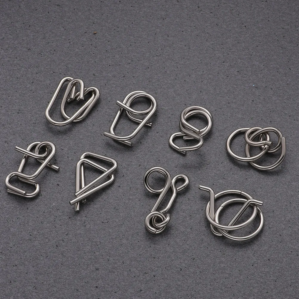 2Sets Brain Puzzle Set Metal Ring Unzipping Intelligence Challenge Fun for Kids Adults Brain Puzzle Set
2Sets Brain Puzzle Set Metal Ring Unzipping Intelligence Challenge Fun for Kids Adults Brain Puzzle Set