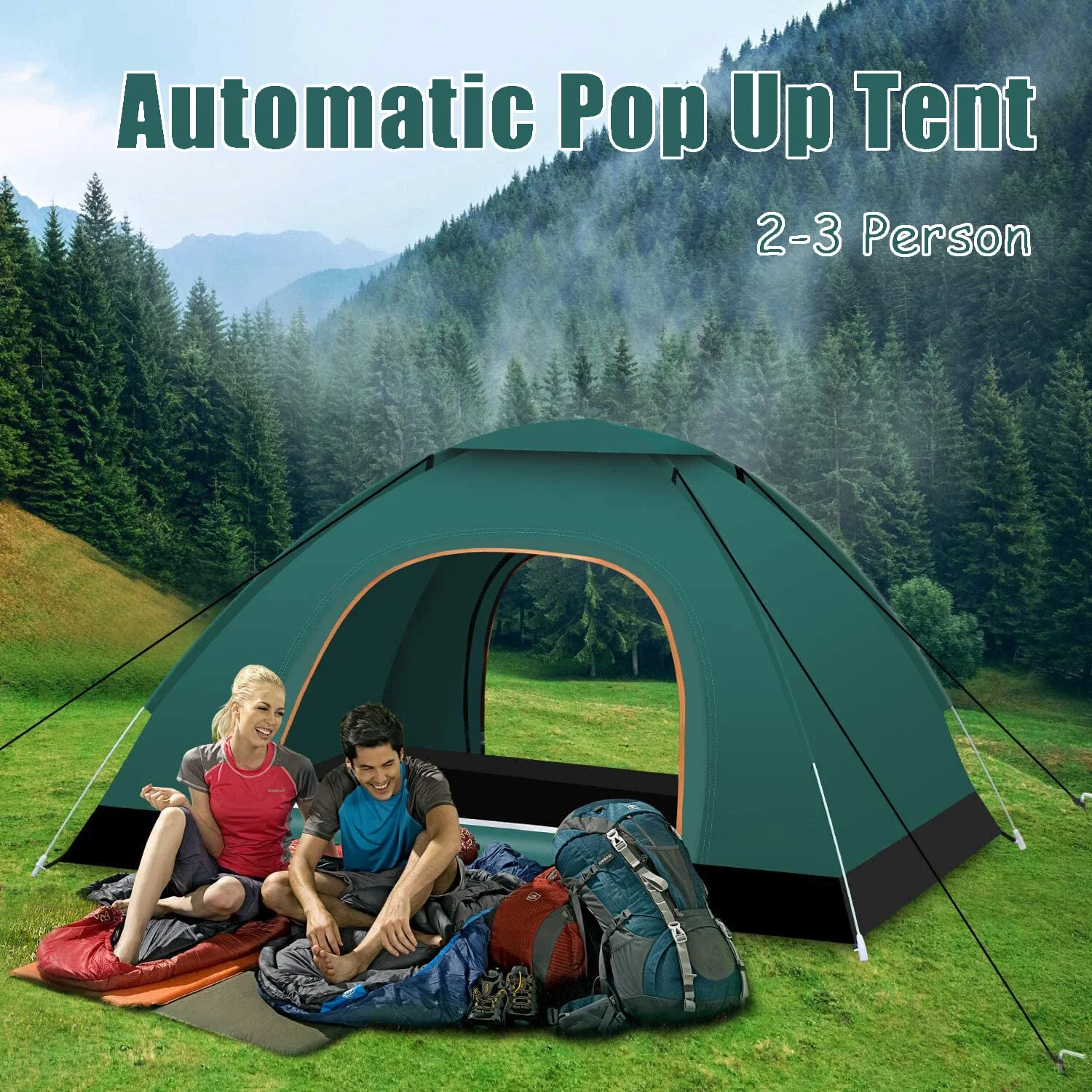 Automatic Pop Up Outdoor Camping Hiking Waterproof Sun Proof Tent Portable Backpacking Folding Tents Travelling Tools 2-3 Person
Automatic Pop Up Outdoor Camping Hiking Waterproof Sun Proof Tent Portable Backpacking Folding Tents Travelling Tools 2-3 Person