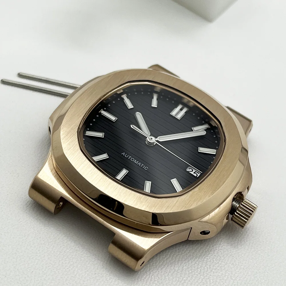 Rose Gold 42mm Men's Automatic Mechanical Wristwatch with NH35 Movement Stainless Steel Water-Resistant Watch
Rose Gold 42mm Men's Automatic Mechanical Wristwatch with NH35 Movement Stainless Steel Water-Resistant Watch