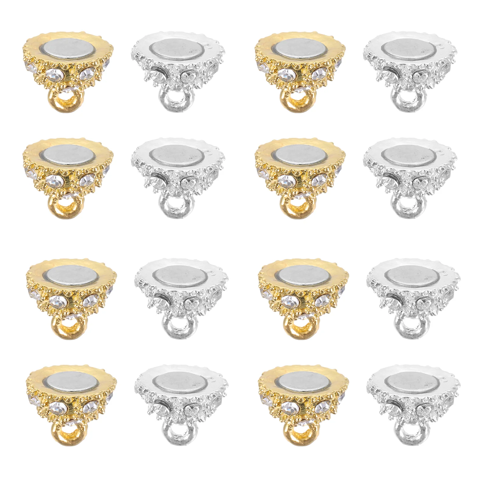 12 Pcs Magnetic Buckle Jewelry Necklace Clasps and Closures Button DIY Metal Making Accessory for Man
12 Pcs Magnetic Buckle Jewelry Necklace Clasps and Closures Button DIY Metal Making Accessory for Man