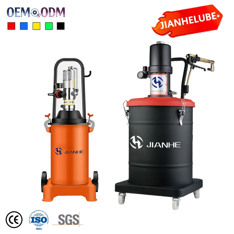 Portable Bucket Pneumatic Grease Pump 12kg 20kg 30kg 40l 50L High Pressure air Operated Pneumatic Grease Pump
Portable Bucket Pneumatic Grease Pump 12kg 20kg 30kg 40l 50L High Pressure air Operated Pneumatic Grease Pump