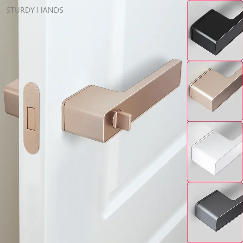 Magnetic Invisible Door Lock Aluminum Alloy Bedroom Door Lock Lock Indoor Mute Single Tongue Lockset High Quality Home Hardware
Magnetic Invisible Door Lock Aluminum Alloy Bedroom Door Lock Lock Indoor Mute Single Tongue Lockset High Quality Home Hardware