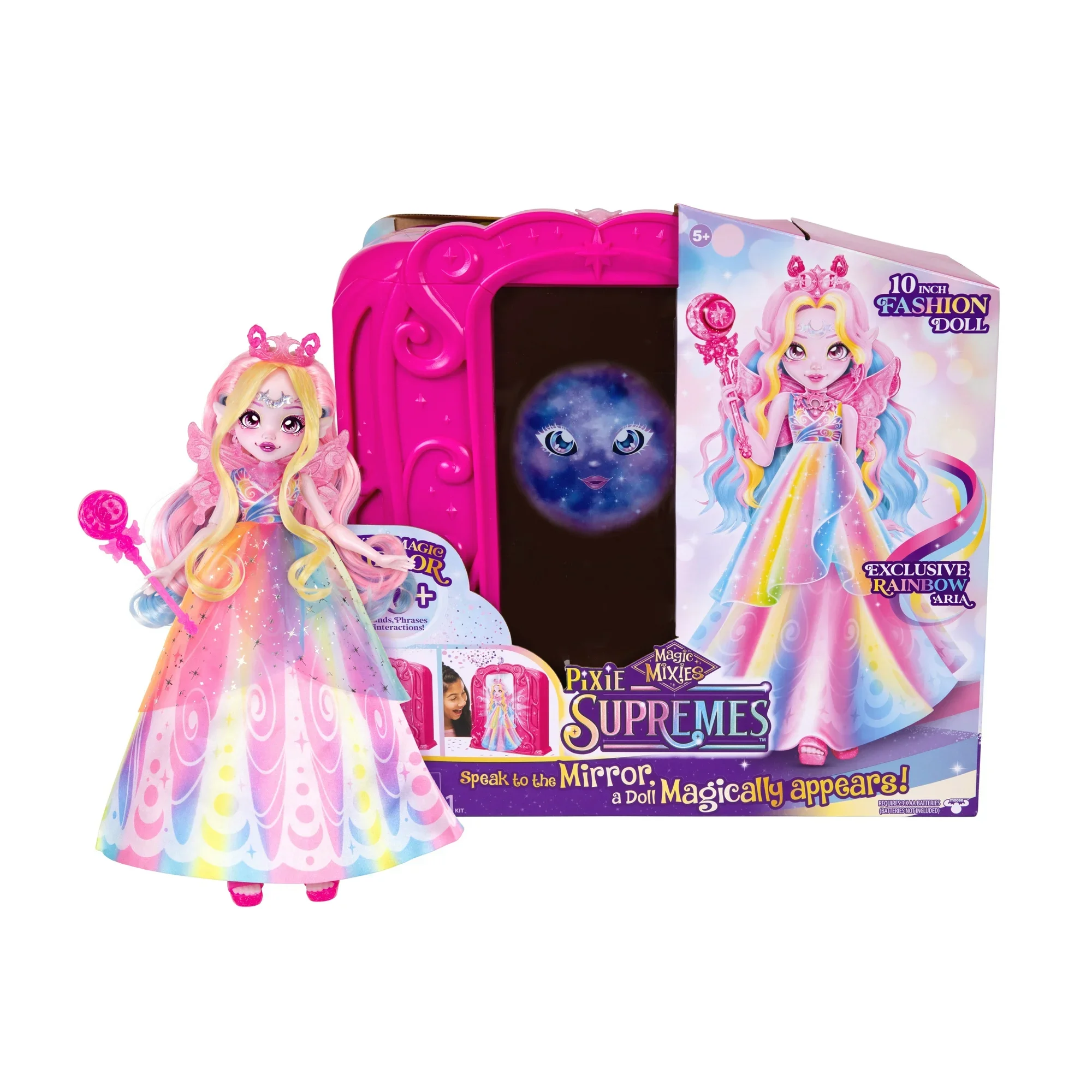MOOSE Magic Mixies Supremes Mirror Doll BJD Surprise Box Exclusive Rainbow Aria Toy Interactive Collection Girls Birthday Gifts
MOOSE Magic Mixies Supremes Mirror Doll BJD Surprise Box Exclusive Rainbow Aria Toy Interactive Collection Girls Birthday Gifts