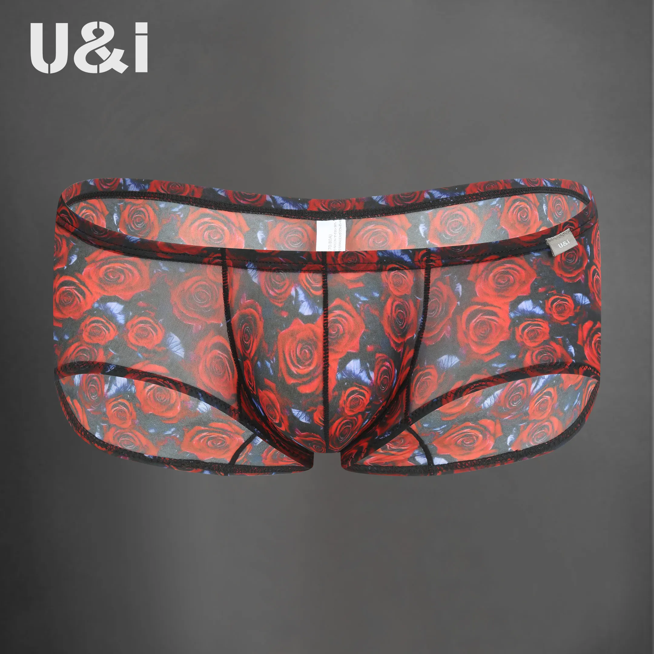U&I Men's Sexy Rose Print Boxer Shorts Breathable Ultra-Thin Elastic Low Waist Transparent Mini Boxer Briefs
U&I Men's Sexy Rose Print Boxer Shorts Breathable Ultra-Thin Elastic Low Waist Transparent Mini Boxer Briefs