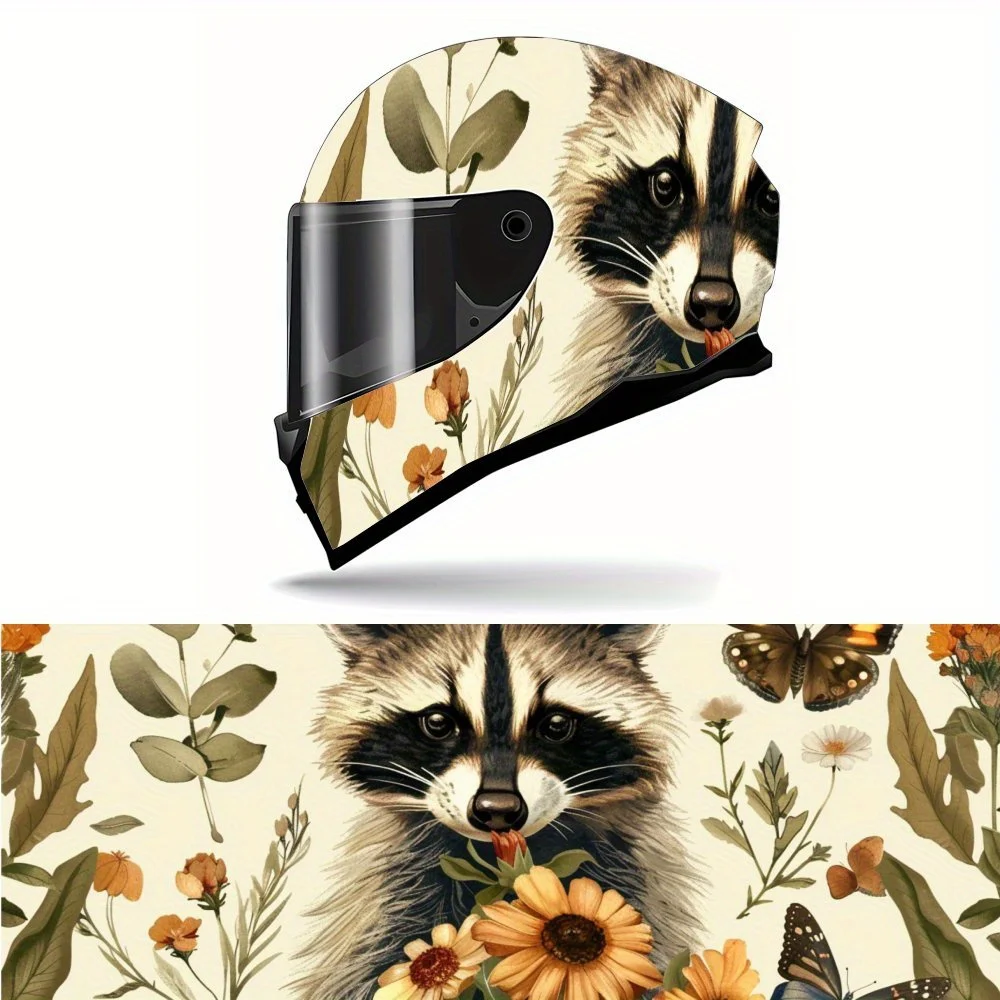 Raccoon Butterfly Flower Print Full Helmet Wrap Sticker Motorcycle Helmet Racing Graphic Decal Vinyl Wrap Helmet Decorative Stic
Raccoon Butterfly Flower Print Full Helmet Wrap Sticker Motorcycle Helmet Racing Graphic Decal Vinyl Wrap Helmet Decorative Stic