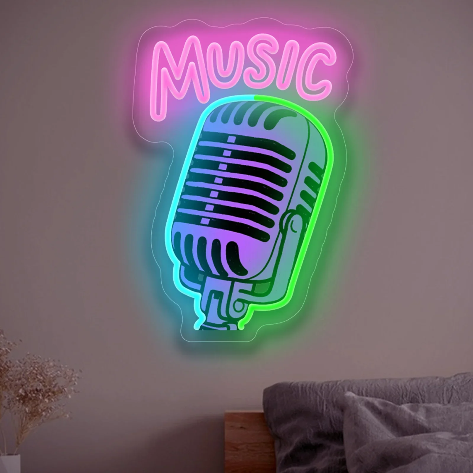 Неоновая вывеска с микрофоном для музыки, USB-светильник с регулируемой яркостью, светодиодная неоновая вывеска для музыкального бара, музыкальной студии, студии звукозаписи, подарки для вечеринок, декор для стен
Неоновая вывеска с микрофоном для музыки, USB-светильник с регулируемой яркостью, светодиодная неоновая вывеска для музыкального бара, музыкальной студии, студии звукозаписи, подарки для вечеринок, декор для стен