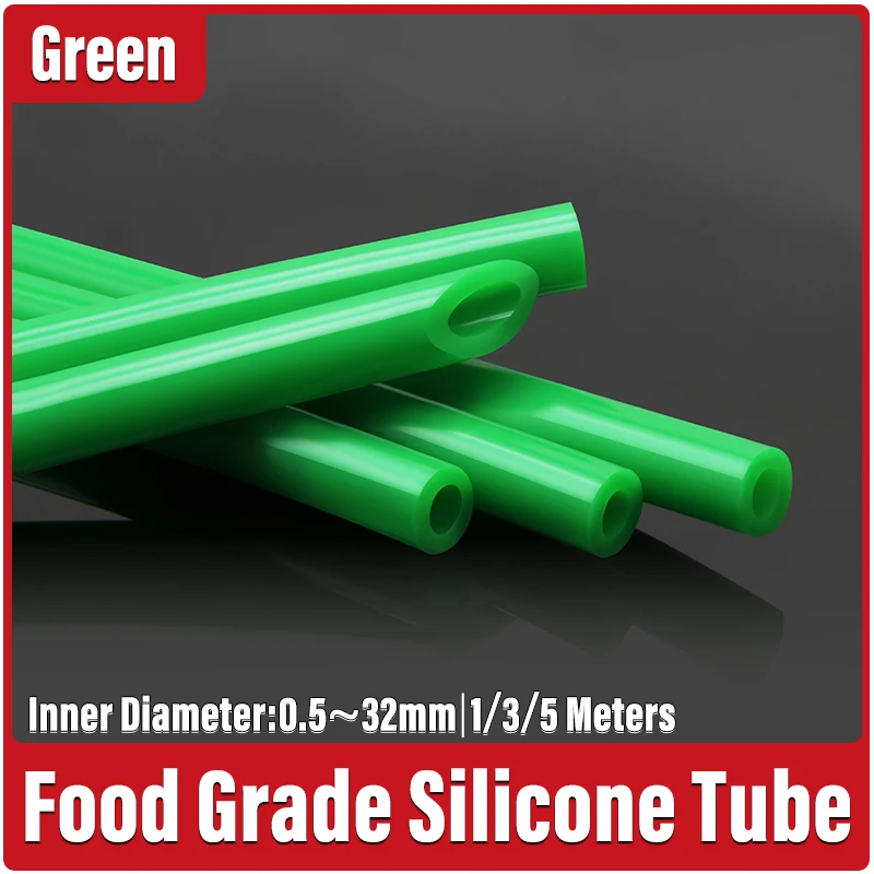 1/3/5/M Green Food Grade Silicone Tube Flexible Silica Gel Pipe Rubber Hose Air Irrigation Pipes Water Connector Colorful Hose
1/3/5/M Green Food Grade Silicone Tube Flexible Silica Gel Pipe Rubber Hose Air Irrigation Pipes Water Connector Colorful Hose