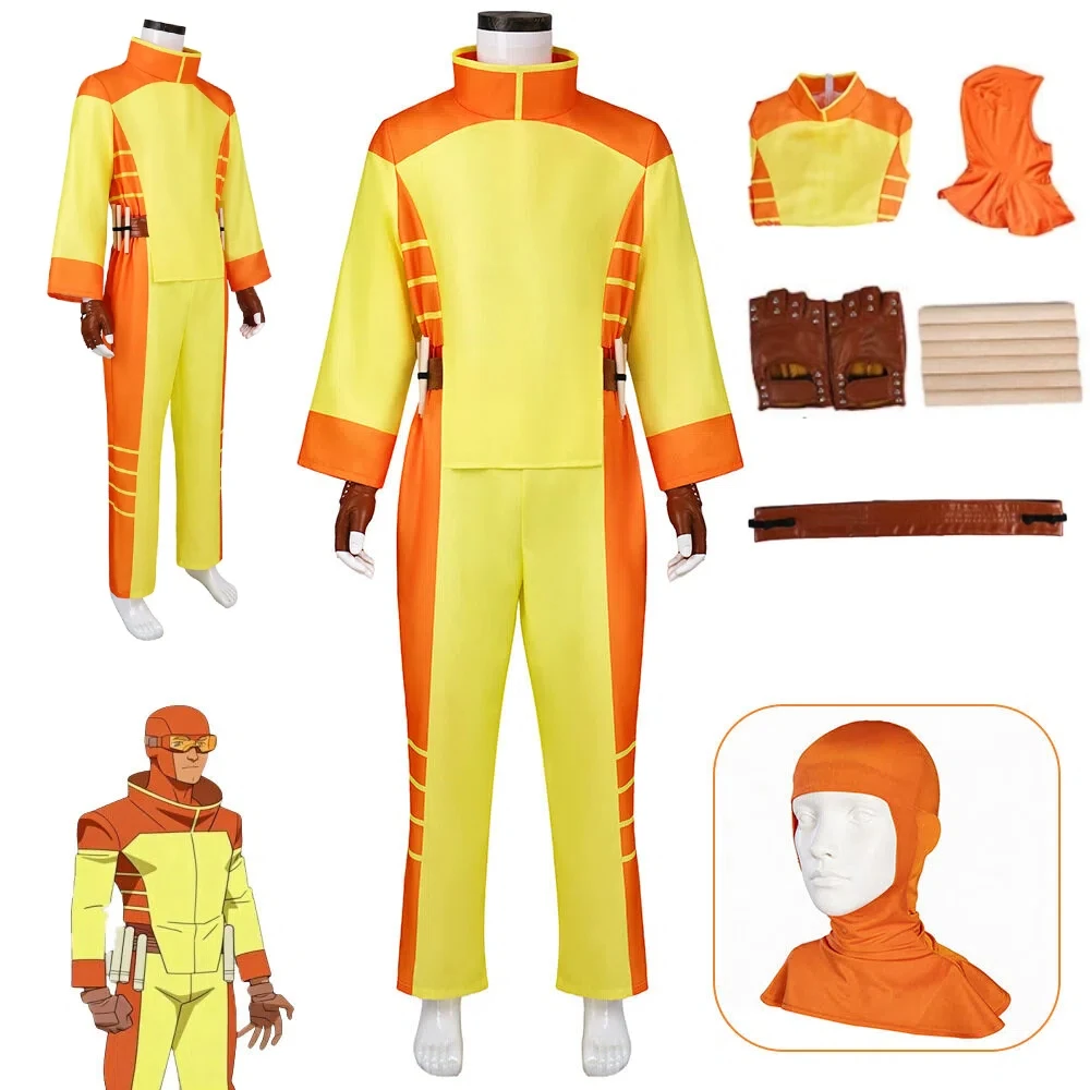 Anime Invincible Rex Cosplay Jumpsuit Gloves Belt Accessories Full Set Halloween Carnival Anime Role Play Stage Cosplay Costumes
Anime Invincible Rex Cosplay Jumpsuit Gloves Belt Accessories Full Set Halloween Carnival Anime Role Play Stage Cosplay Costumes