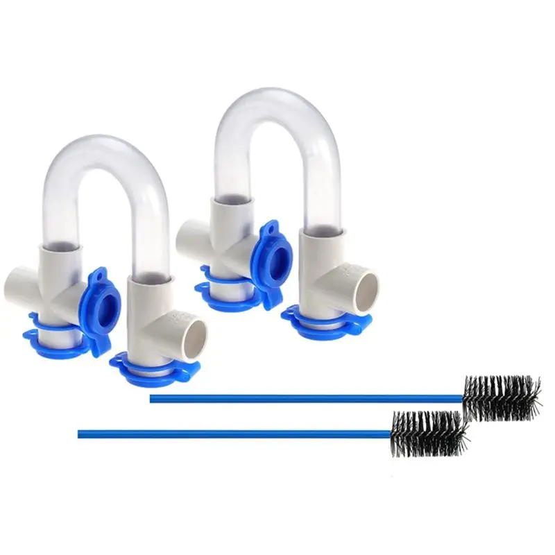 3/4In Standard Condensate Trap With 16In Cleaning Brush PVC Transparent U Trap For HVAC Systems, Air Conditioner Fast-
3/4In Standard Condensate Trap With 16In Cleaning Brush PVC Transparent U Trap For HVAC Systems, Air Conditioner Fast-