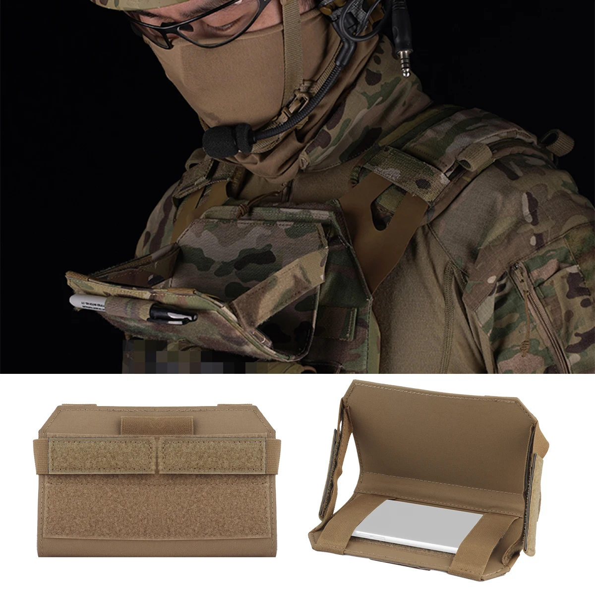 Tactical Admin Phone Pouch MOLLE Vest Front Panel Map Holder Carrier Bag Utility Outdoor Hunting Phone Navigation Board
Tactical Admin Phone Pouch MOLLE Vest Front Panel Map Holder Carrier Bag Utility Outdoor Hunting Phone Navigation Board
