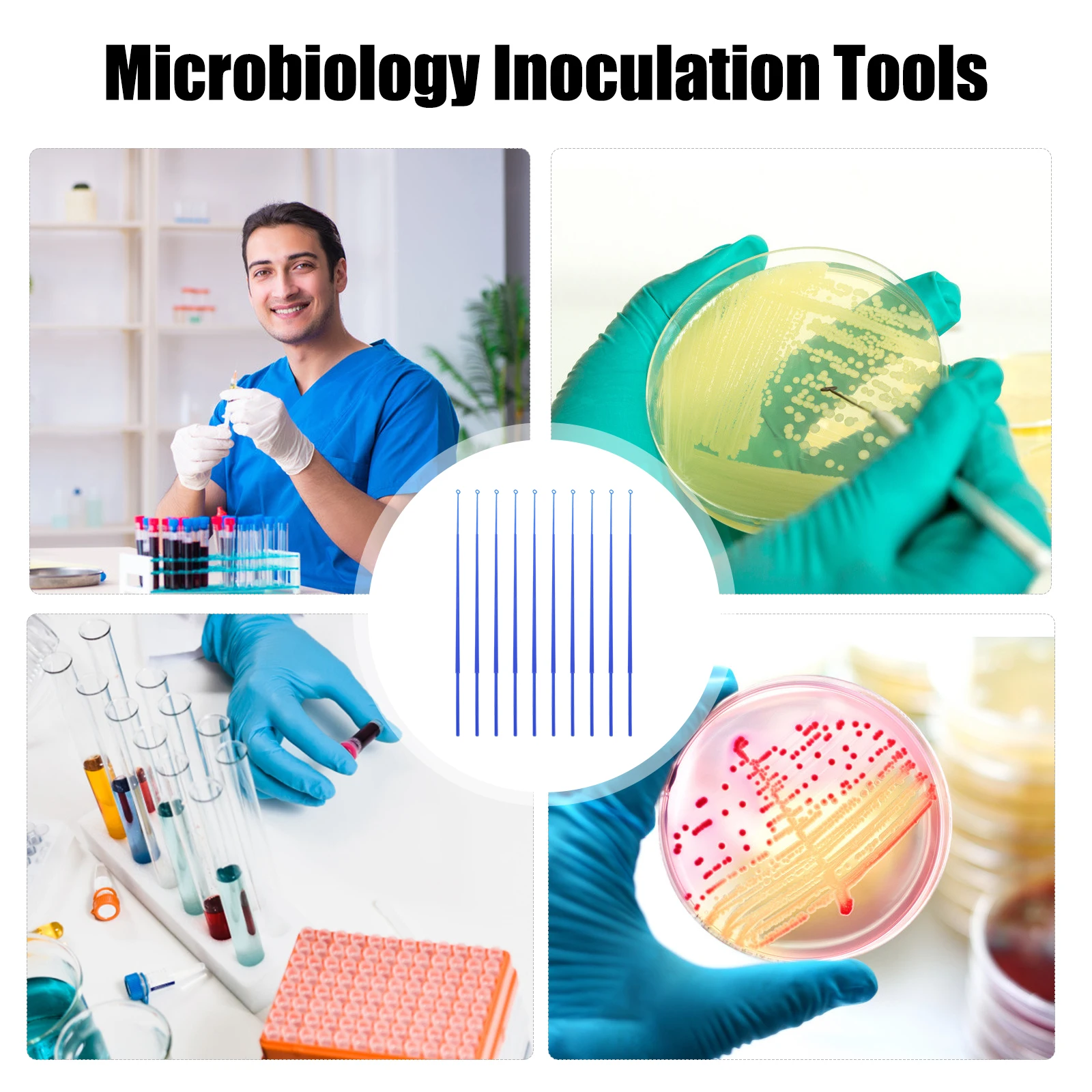 20pcs Inoculation Rods Microbiology Tools Lab Supplies Heat Resistant Stable Lightweight 5ul Sample Transfer Device
20pcs Inoculation Rods Microbiology Tools Lab Supplies Heat Resistant Stable Lightweight 5ul Sample Transfer Device