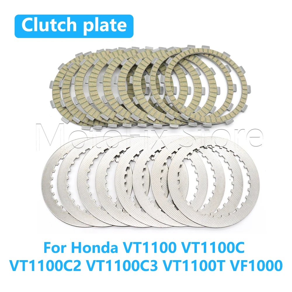 Motorcycle Clutch Plate Steel Plate Friction Disc Kits For Honda VT1100 VT1100C VT1100C2 VT1100C3 VT1100T VF1000
Motorcycle Clutch Plate Steel Plate Friction Disc Kits For Honda VT1100 VT1100C VT1100C2 VT1100C3 VT1100T VF1000