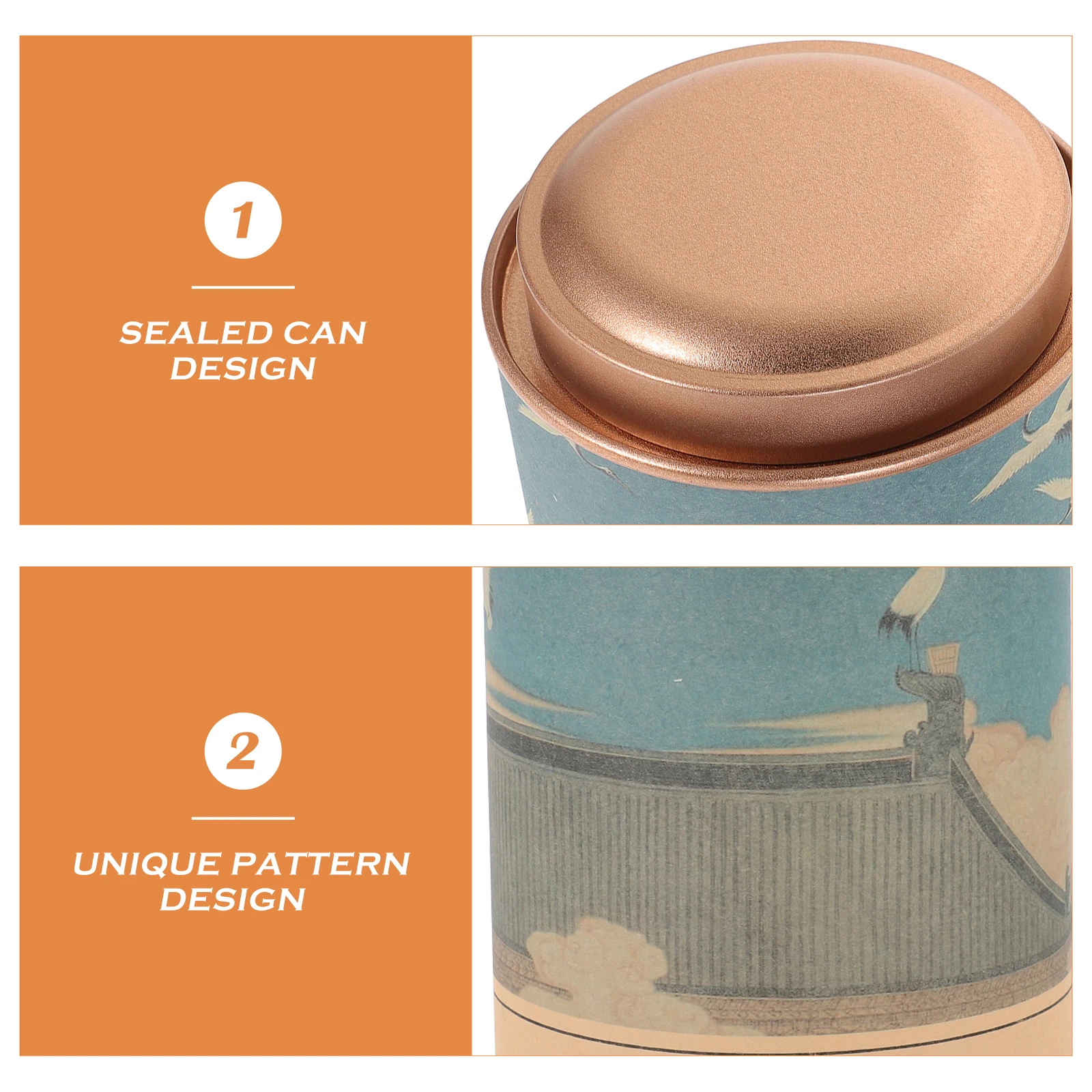 2 Pcs Storage Jars Tea Gift Box Tinplate Containers Airtight Canister with Cover Metal
2 Pcs Storage Jars Tea Gift Box Tinplate Containers Airtight Canister with Cover Metal
