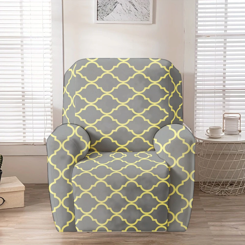 Gray Yellow Geometric Print Recliner Chair Covers Stretch Slipcover
Gray Yellow Geometric Print Recliner Chair Covers Stretch Slipcover