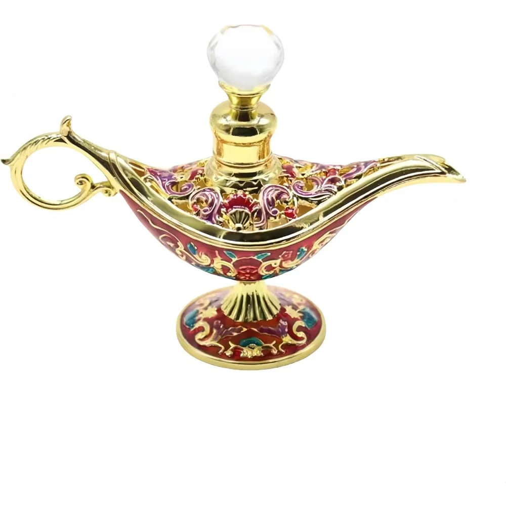 Beautiful magic lamp vintage perfume bottle empty bottle refillable for ladies, gorgeous glass decorative perfume bottle
Beautiful magic lamp vintage perfume bottle empty bottle refillable for ladies, gorgeous glass decorative perfume bottle