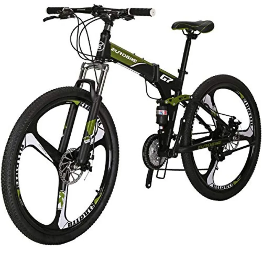 Mountain Bike, 21 Speed, 26/27.5 Inch, Dual Suspension, Folding, for Men
Mountain Bike, 21 Speed, 26/27.5 Inch, Dual Suspension, Folding, for Men