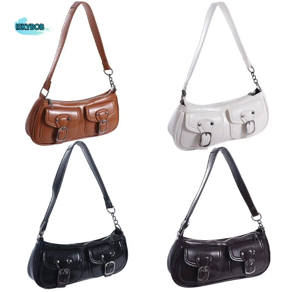 Fashion New Design Buckle Armpit Bag Harajuku Y2K Y2k Shoulder Bags Punk Casual Spicy Girls Handbag Women
Fashion New Design Buckle Armpit Bag Harajuku Y2K Y2k Shoulder Bags Punk Casual Spicy Girls Handbag Women