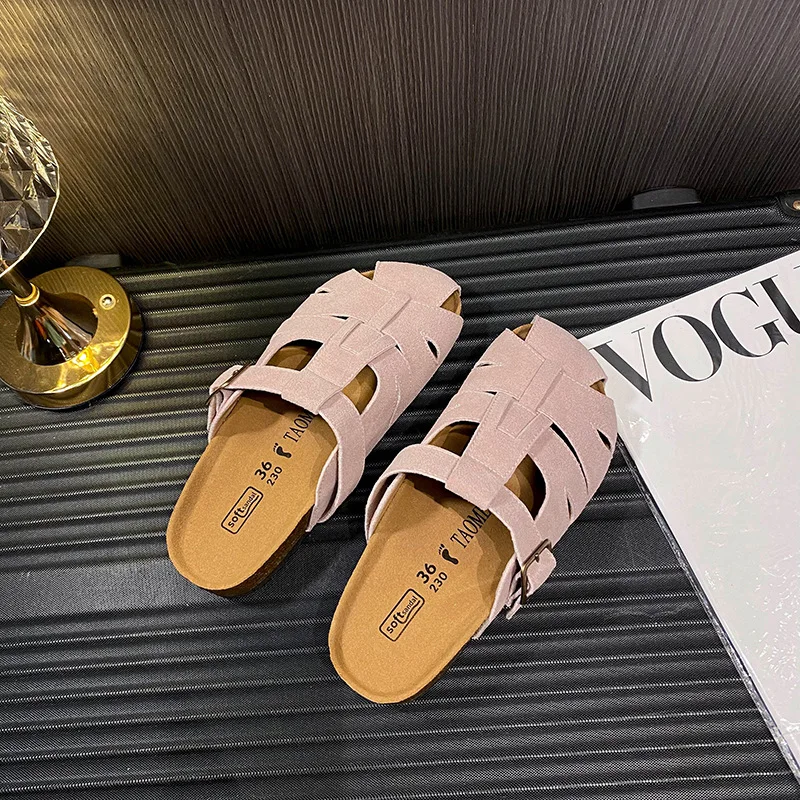 Summer Fashion Outer Wear Hollow Thick Bottom Bag Head Slippers Women's Half Drag
Summer Fashion Outer Wear Hollow Thick Bottom Bag Head Slippers Women's Half Drag