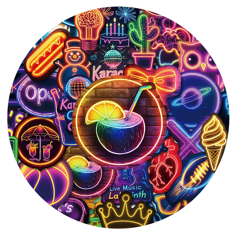 10/30/50pcs Funny Neon Light Stickers Cartoon Creative Graffiti Sticker Notebook Suitcase Phone Cool Waterproof Decals Packing
10/30/50pcs Funny Neon Light Stickers Cartoon Creative Graffiti Sticker Notebook Suitcase Phone Cool Waterproof Decals Packing