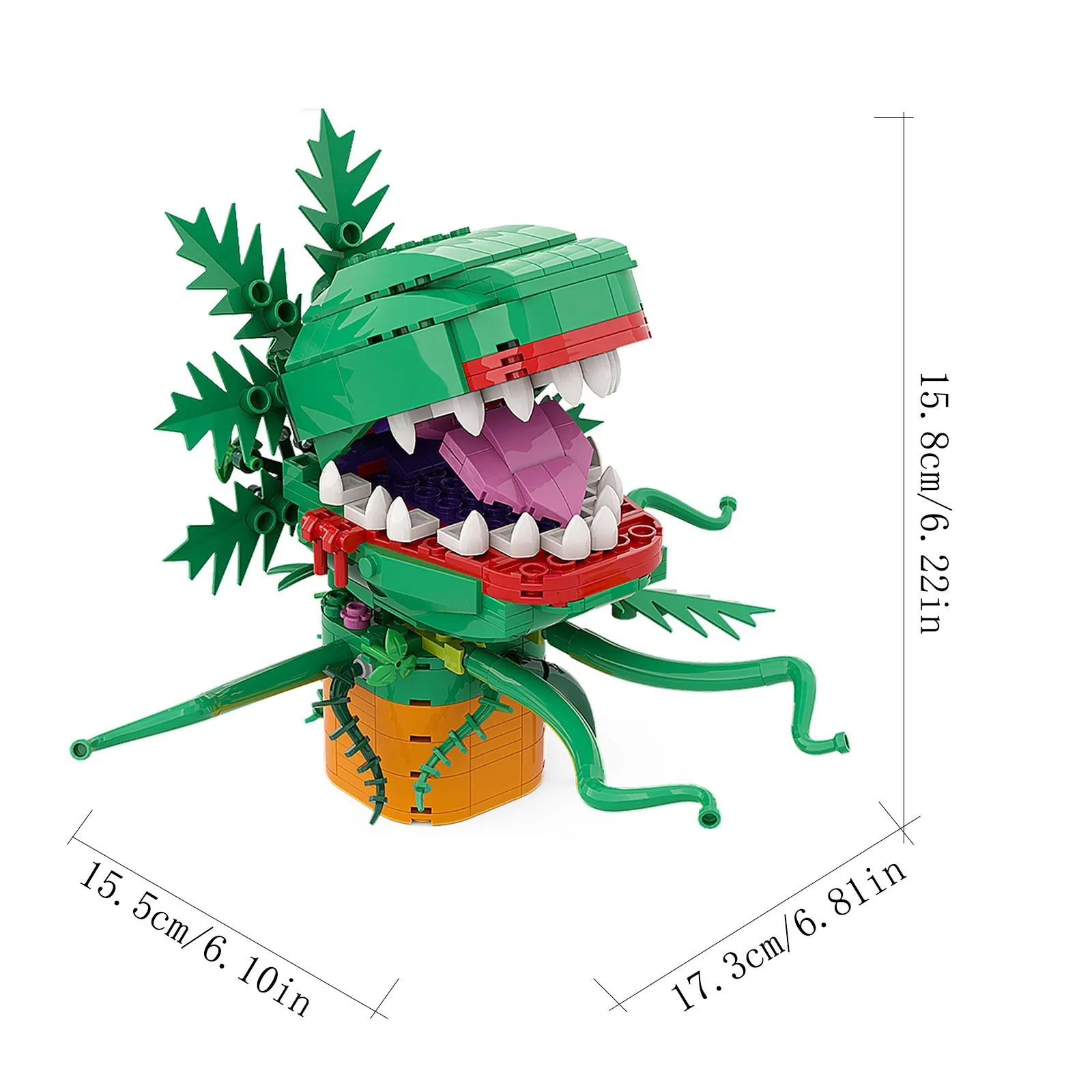 Funny Big Mouth Flower Building Block Handmade Model Games, Peripheral Toy Dolls, Creative Decorative Ornaments Birthday Gift
Funny Big Mouth Flower Building Block Handmade Model Games, Peripheral Toy Dolls, Creative Decorative Ornaments Birthday Gift