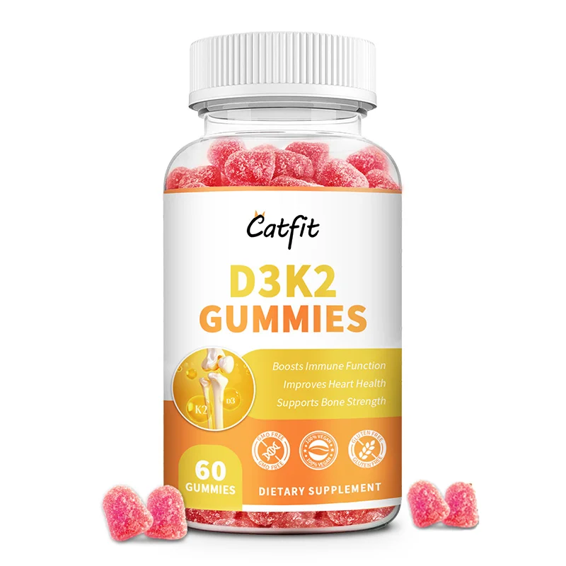 Catfit Vitamin D3 K2 Capsules 25mcg 1000 IU Essential Vitamins for Bone&Teeth Strength Heart Immune Support Joint Health Diet
Catfit Vitamin D3 K2 Capsules 25mcg 1000 IU Essential Vitamins for Bone&Teeth Strength Heart Immune Support Joint Health Diet