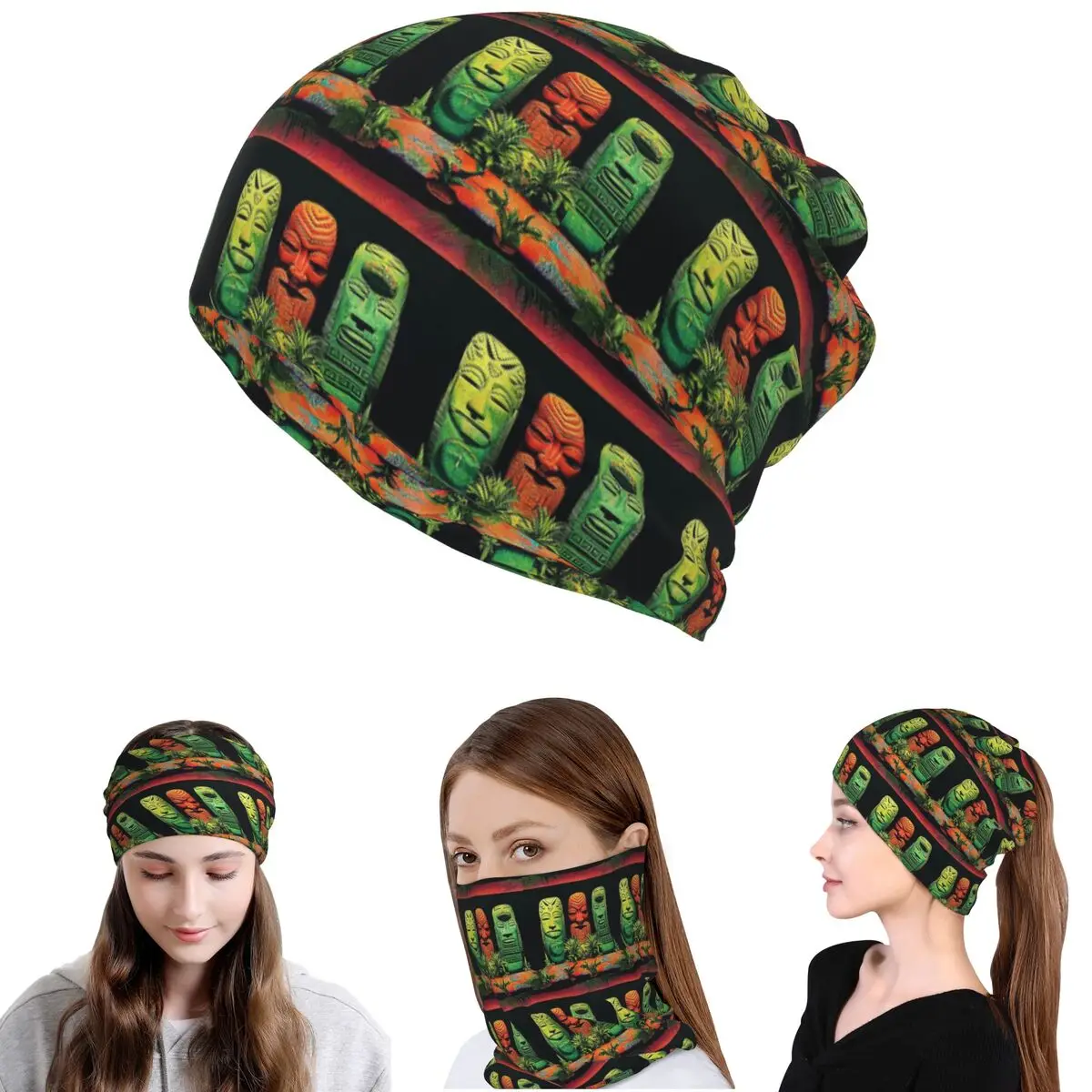 Garden Of Tikis Tiki Mask Bandana Neck Gaiter Wrap Mask Scarf Warm Headwear Beanies Hat for Men Women Adult Washable
Garden Of Tikis Tiki Mask Bandana Neck Gaiter Wrap Mask Scarf Warm Headwear Beanies Hat for Men Women Adult Washable