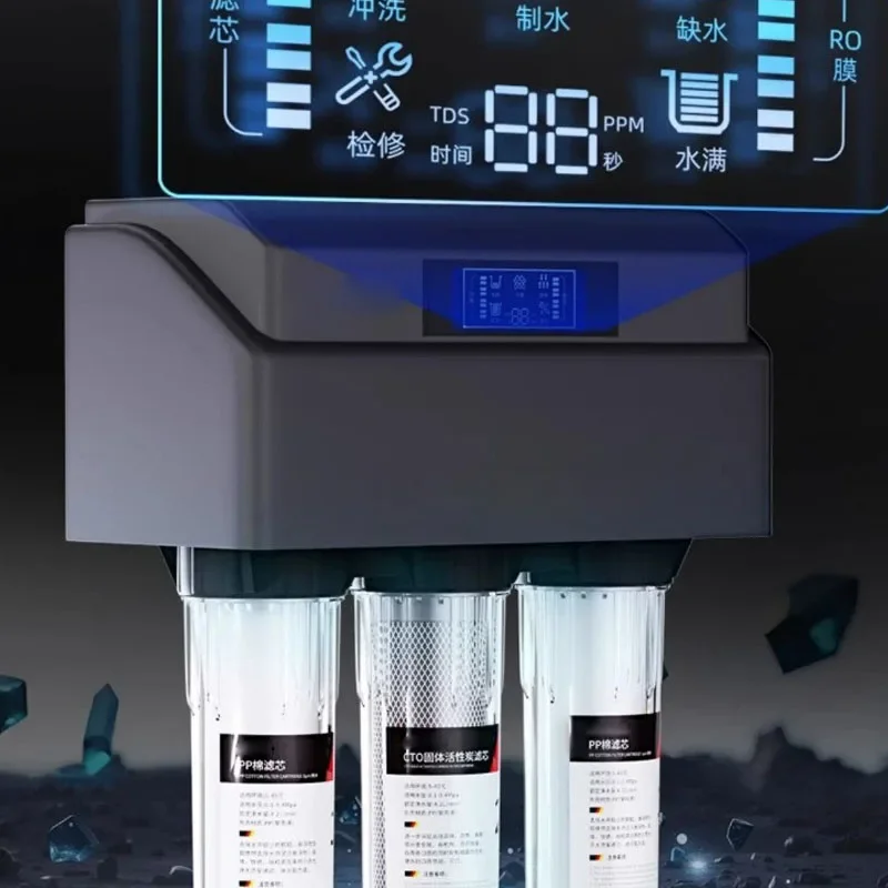 5 Stage Reverse Osmosis Water Purifier System Under Sink RO Water Filter with Digital Display Household Drinking Water Treatment
5 Stage Reverse Osmosis Water Purifier System Under Sink RO Water Filter with Digital Display Household Drinking Water Treatment